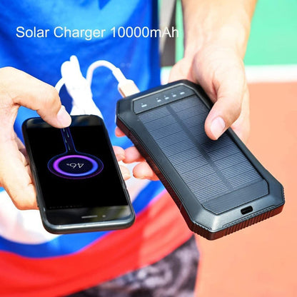 CRONY ES986S-Business Power Bank 28000mAh Solar Charger Qi Wireless Power Bank - Edragonmall.com
