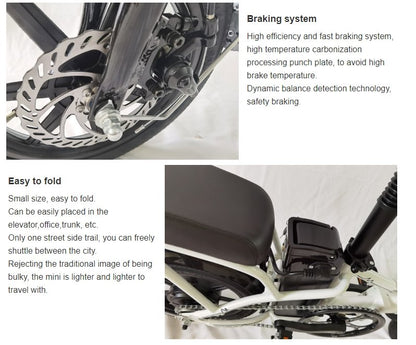 سكوتر كهربائي CRONY F6 بقوة 350 واط للبالغين للتنقل اليومي