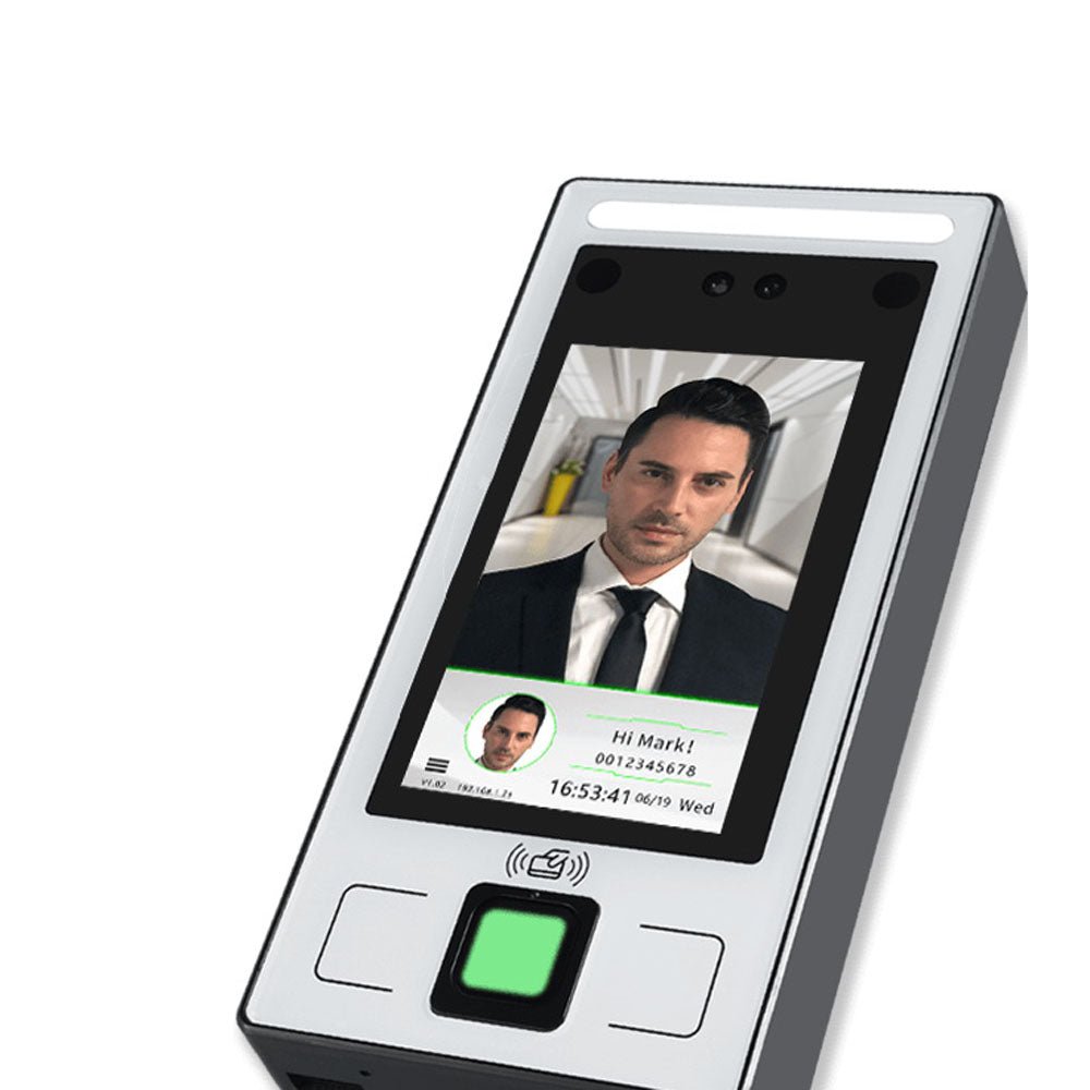 CRONY FC-8143T Face And Fingerprint Attendance Fingerprint Remote Door App to Open The Door Software Management Time - Edragonmall.com