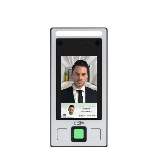 CRONY FC-8143T Face And Fingerprint Attendance Fingerprint Remote Door App to Open The Door Software Management Time - Edragonmall.com