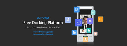 CRONY FC-8143T Face And Fingerprint Attendance Fingerprint Remote Door App to Open The Door Software Management Time - Edragonmall.com