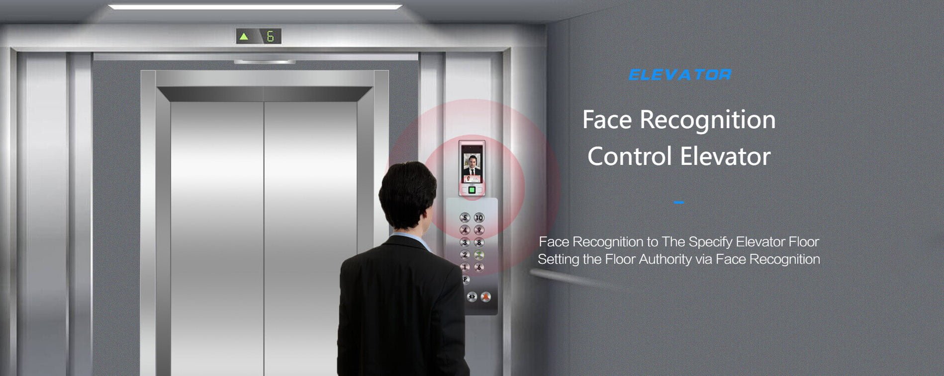 CRONY FC-8143T Face And Fingerprint Attendance Fingerprint Remote Door App to Open The Door Software Management Time - Edragonmall.com