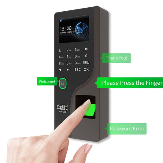 CRONY FC-B104 Fingerprint Attendance Fingerprint Remote Door App to Open The Door Software Management Time Recording Attendance Machine - Edragonmall.com