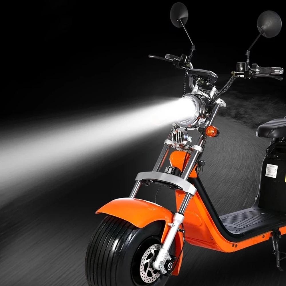 CRONY G-028 1500W Harley Electric motorcycle Double Seat with double battery Fat Tire | Blue - Edragonmall.com