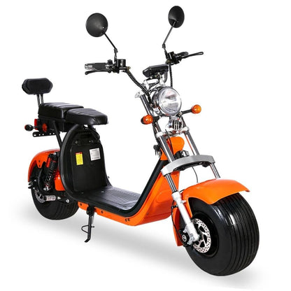 Crony G-028 1500W Harley Electric motorcycle Double Seat with double battery | Street dance - Edragonmall.com