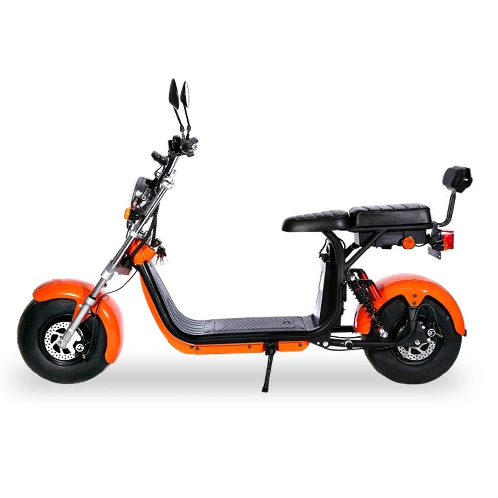 Crony G-028 1500W Harley Electric motorcycle Double Seat with double battery | Street dance - Edragonmall.com