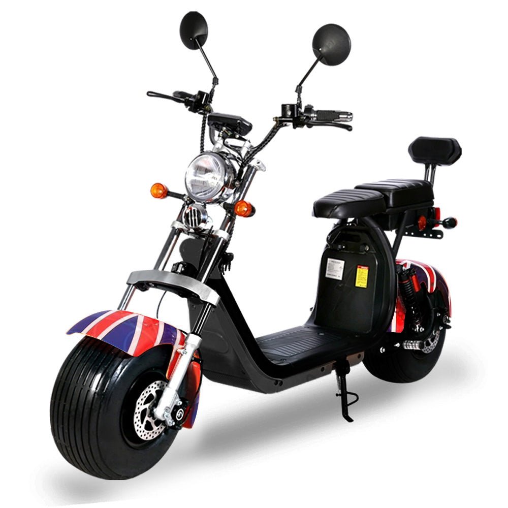 CRONY G-028 1500W Harley Electric Motorcycle tyre Double Seat with double battery | Banner - Edragonmall.com
