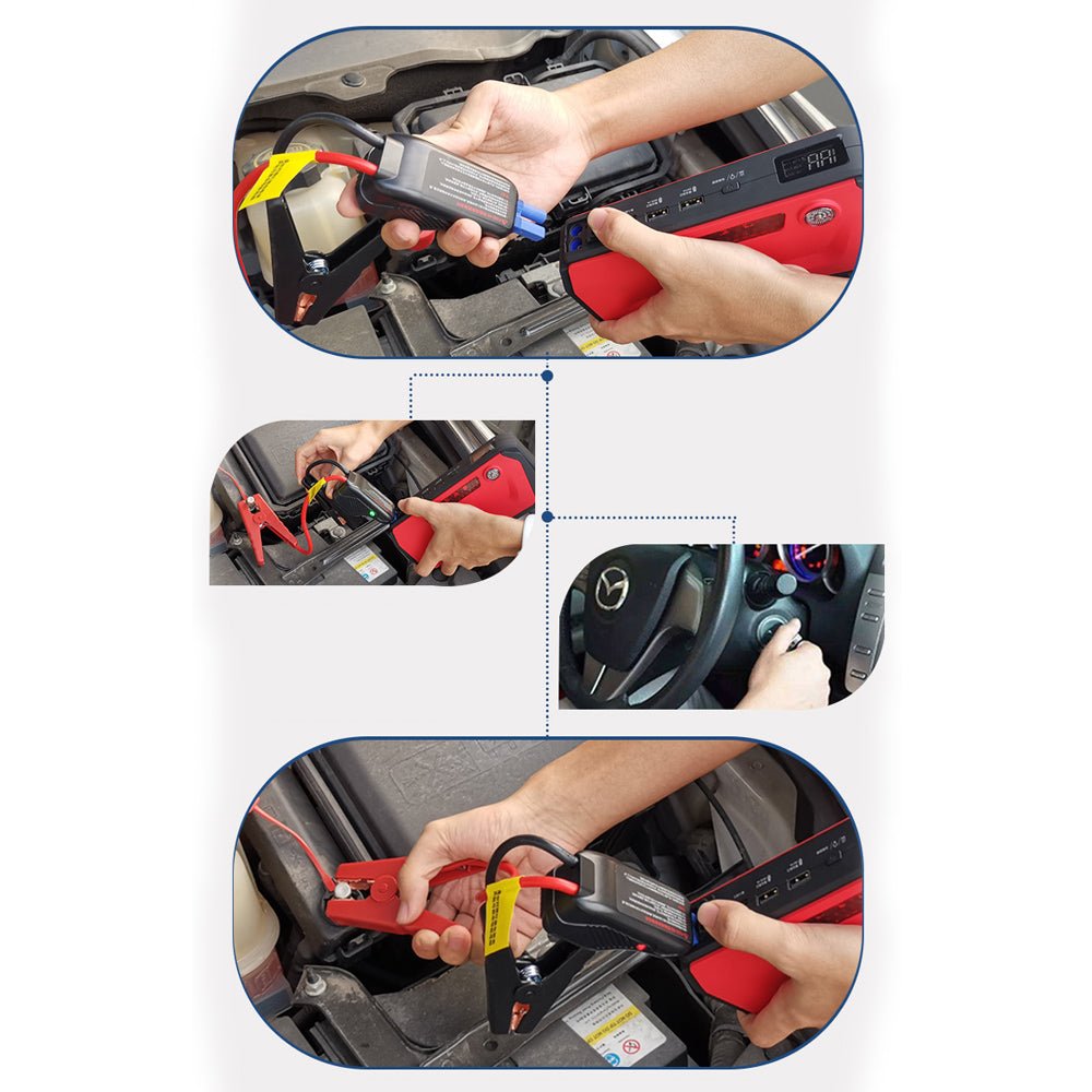 CRONY G09M+Air Jumper Starter 1500mah Peak 12V Portable Car Power Bank - Edragonmall.com