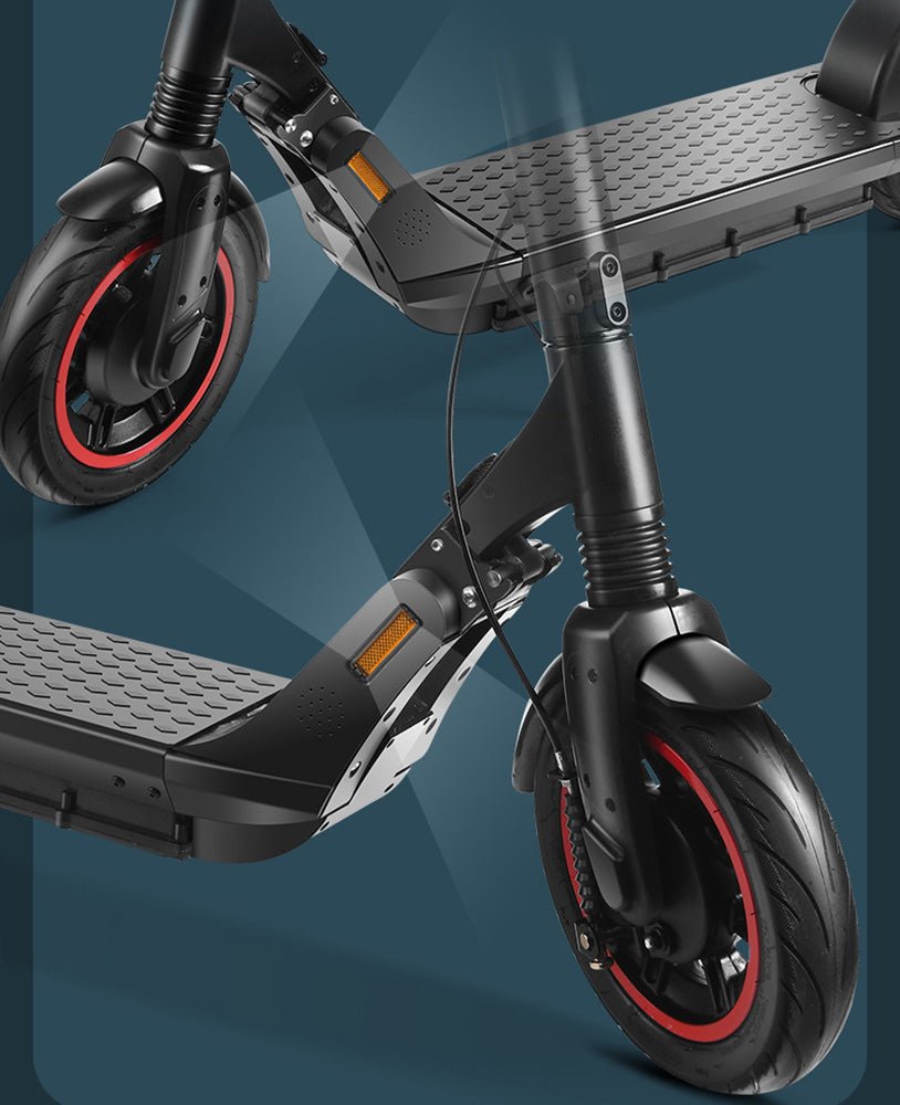CRONY G9 Endurance 60KM E-Scooter Max speed 46Km/H Aluminium Alloy Folded 10 Inch tires | Dark grey - Edragonmall.com