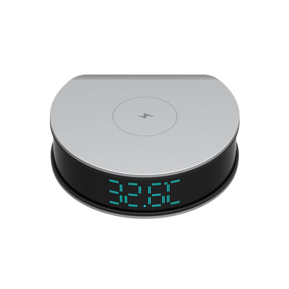 CRONY H300 Alarm clock wireless charging camera 1080P FAST PHONE CHARGER SURVEILLANCE CAMERA WITH NIGHT VISION - Edragonmall.com