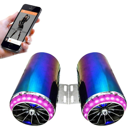 Crony Harley dual tyre Speaker Electric bike battery car subwoofer simulation sound Bluetooth audio - Edragonmall.com