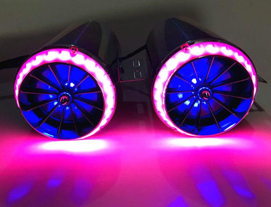 Crony Harley dual tyre Speaker Electric bike battery car subwoofer simulation sound Bluetooth audio - Edragonmall.com