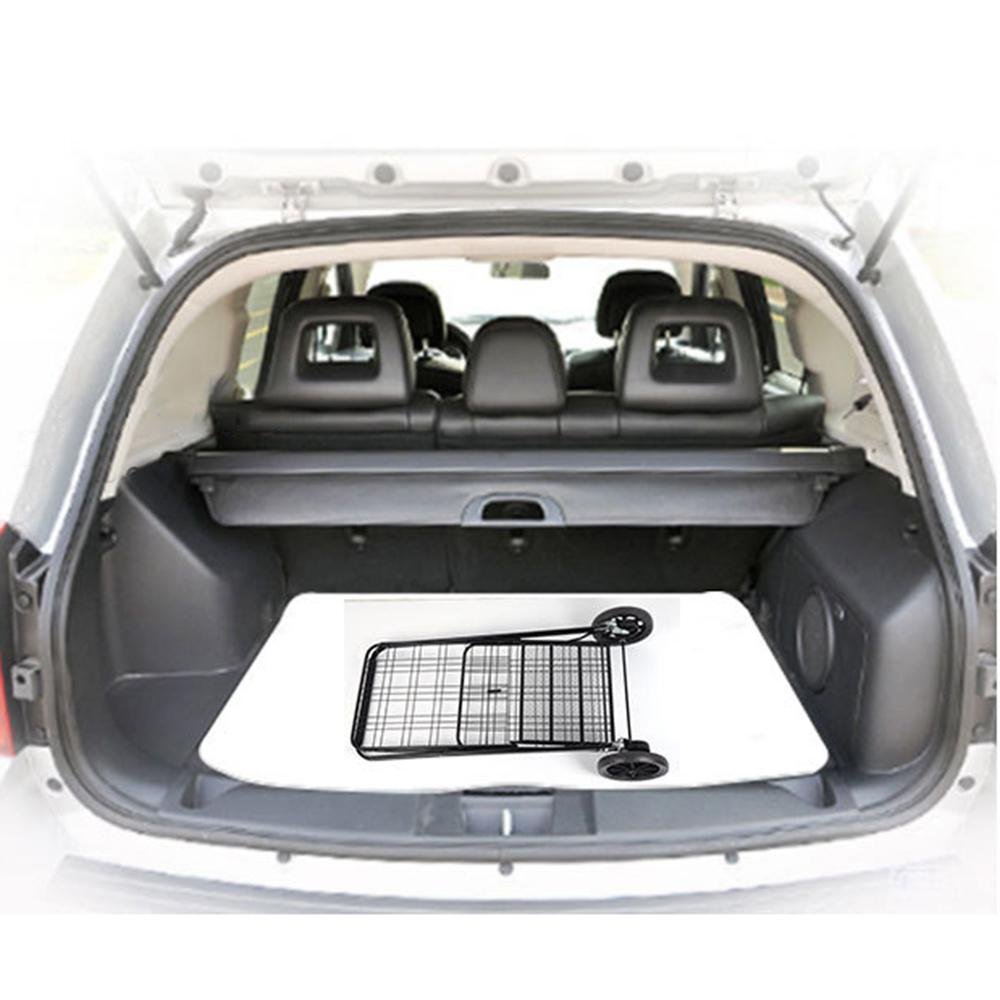 كروني عربة تسوق كبيرة عالية الجودة منزلية محمولة قابلة للطي بعجلات