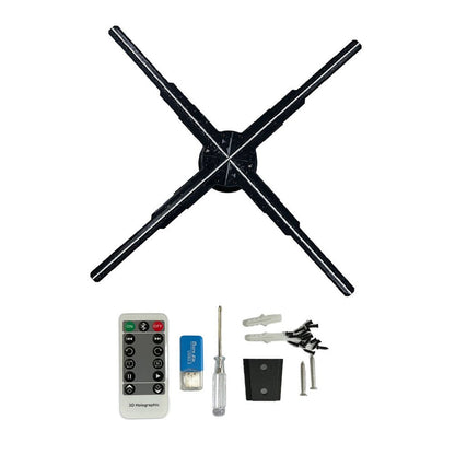 CRONY Hologram Advertising 596 light 50cm with BT+WIFI Fan Screen - Edragonmall.com