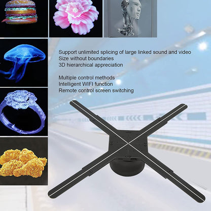 CRONY Hologram Advertising 596 light 50cm with BT+WIFI Fan Screen - Edragonmall.com