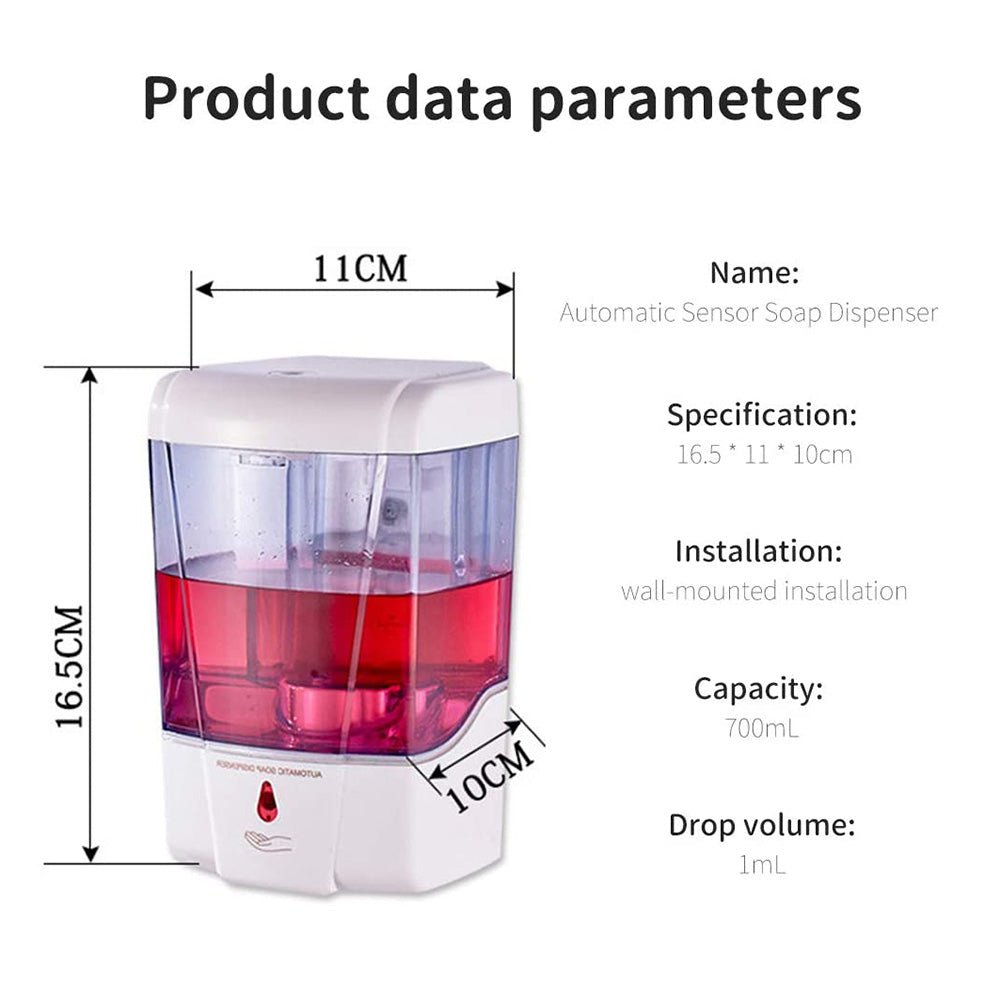 CRONY Inductive Hand Sanitizer Automatic Soap Dispenser - Edragonmall.com