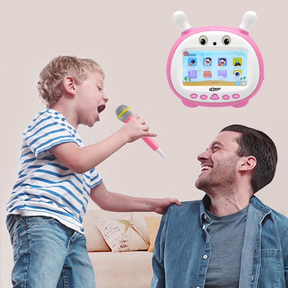 CRONY J8 Ipad K79 Kid Tablet with Mic 1GB RAM 16GB ROM original WiFi | Pink - Edragonmall.com