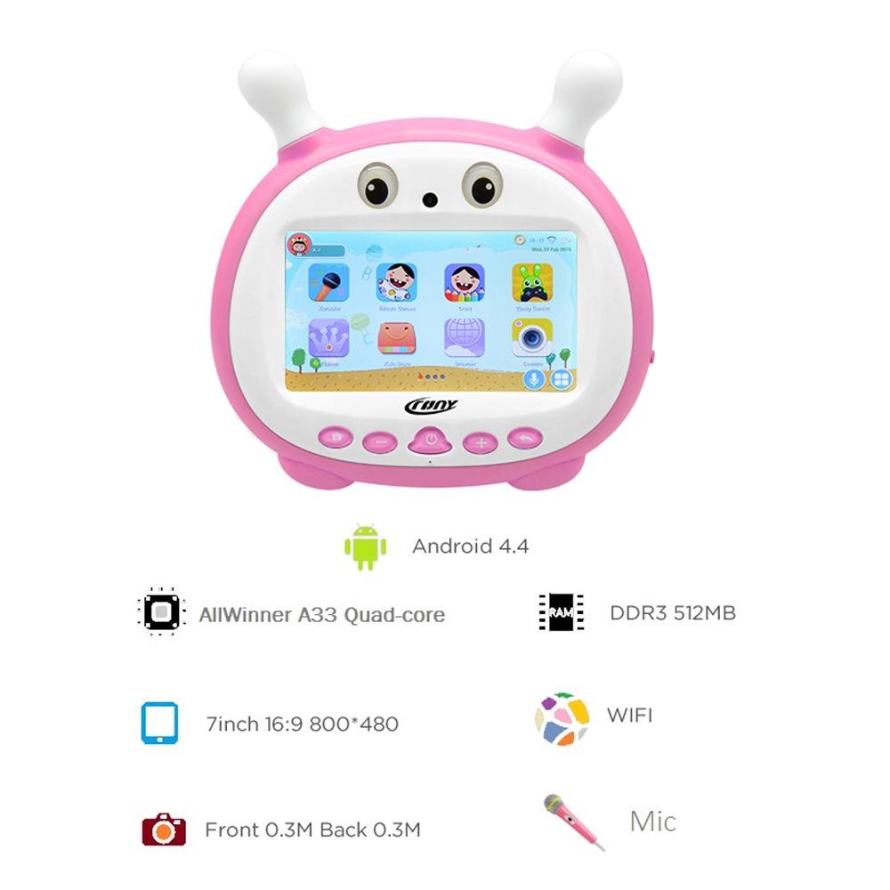 CRONY J8 Ipad K79 Kid Tablet with Mic 1GB RAM 16GB ROM original WiFi | Pink - Edragonmall.com