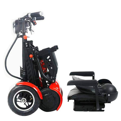 CRONY JP-Folding four-wheel car mobility scooters electric 4 wheel cabin wheel electrical scooter smart folding - Edragonmall.com