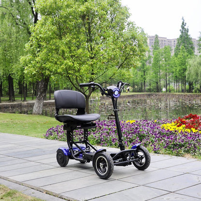 CRONY JP-Folding four-wheel car mobility scooters electric 4 wheel cabin wheel electrical scooter smart folding - Edragonmall.com