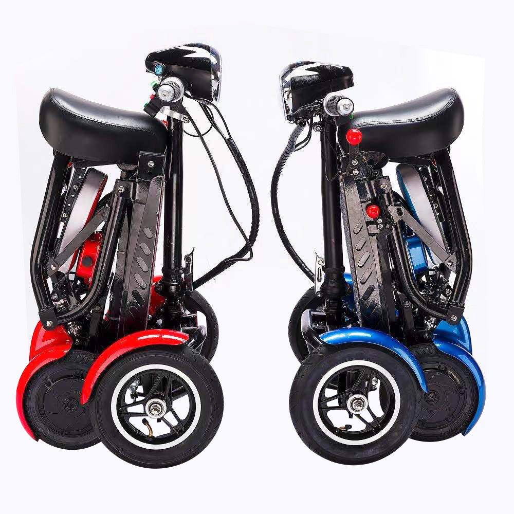 CRONY JP-Folding four-wheel car mobility scooters electric 4 wheel cabin wheel electrical scooter smart folding - Edragonmall.com