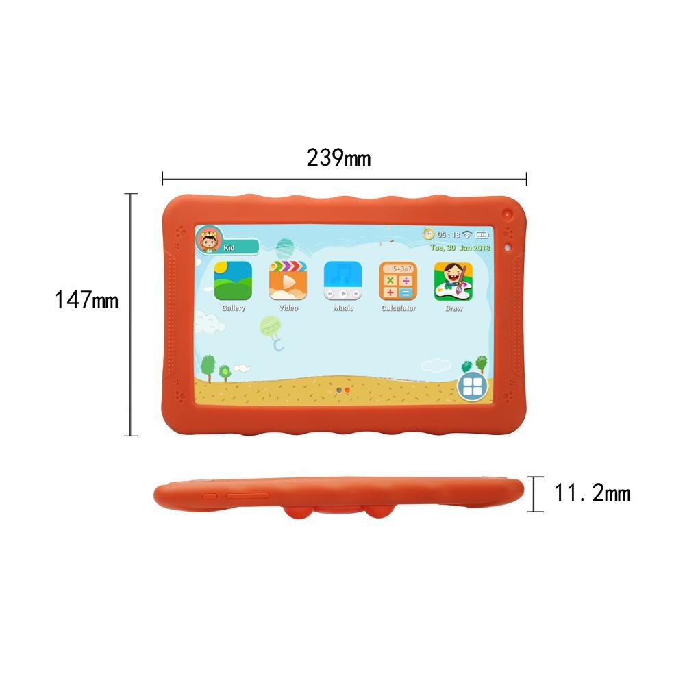 CRONY K19 9-inch 8GB ROM 512MB RAM Android WIFI Kids Tablet | Orange - Edragonmall.com