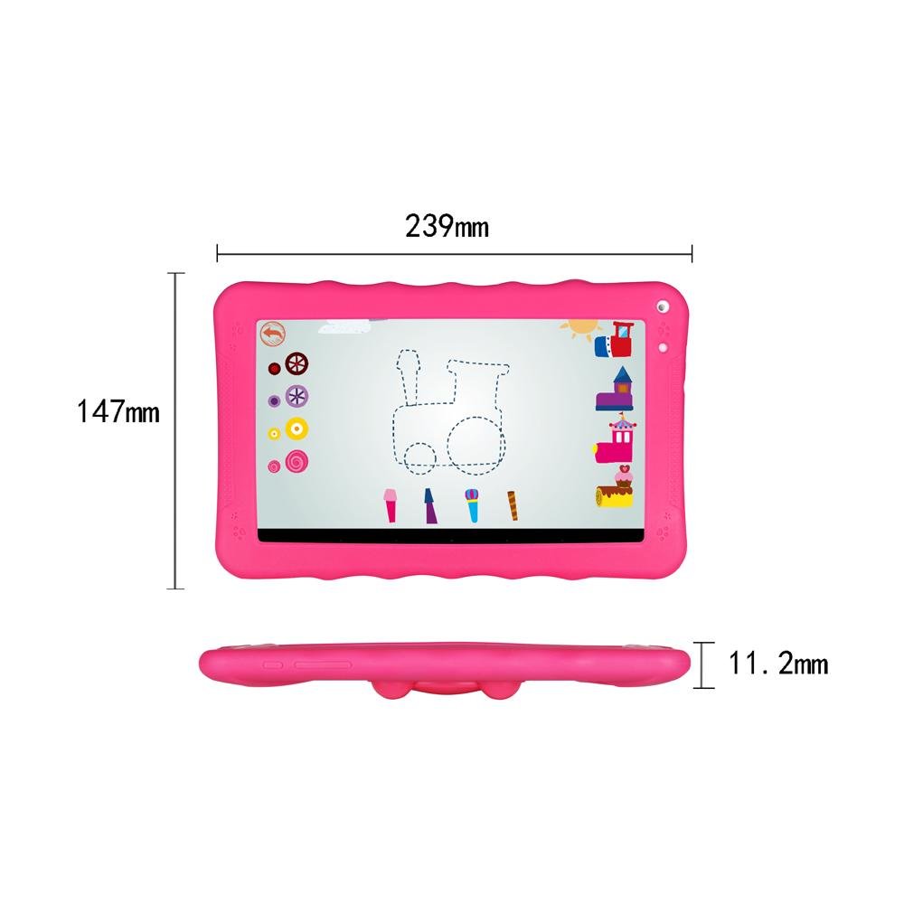 CRONY K19 9-inch 8GB ROM 512MB RAM Android WIFI Kids Tablet | Pink - Edragonmall.com