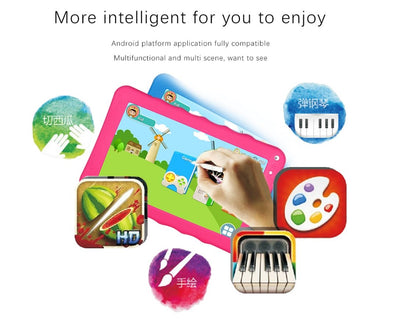 CRONY K19 9-inch 8GB ROM 512MB RAM Android WIFI Kids Tablet | Pink - Edragonmall.com