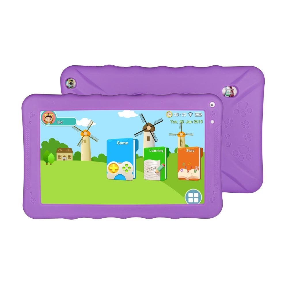 CRONY K19 9-inch 8GB ROM 512MB RAM Android WIFI Kids Tablet | Purple - Edragonmall.com