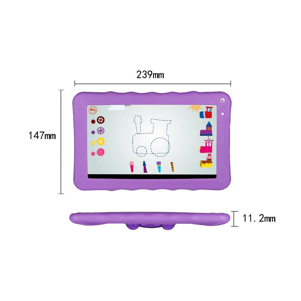 CRONY K19 9-inch 8GB ROM 512MB RAM Android WIFI Kids Tablet | Purple - Edragonmall.com