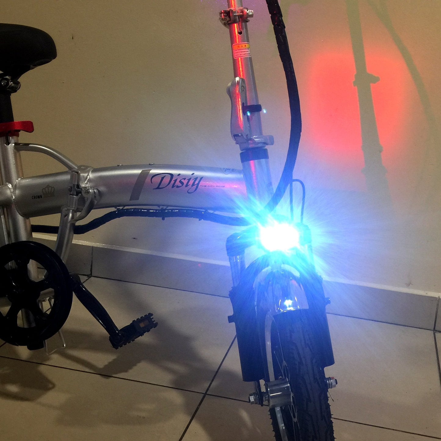 CRONY K2 14inch Fold Sport Bike 48V 10A Aluminum Suspension Electric Bicycle for Women, Folding electric bike-2 - Edragonmall.com