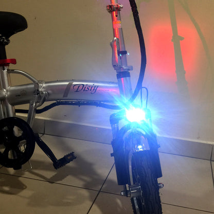 CRONY K2 14inch Fold Sport Bike 48V 10A Aluminum Suspension Electric Bicycle for Women, Folding electric bike-2 - Edragonmall.com