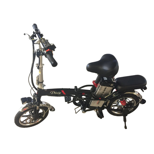 CRONY K2 14inch Fold Sport Bike 48V 10A Aluminum Suspension Electric Bicycle for Women, Folding electric bike-2 - Edragonmall.com