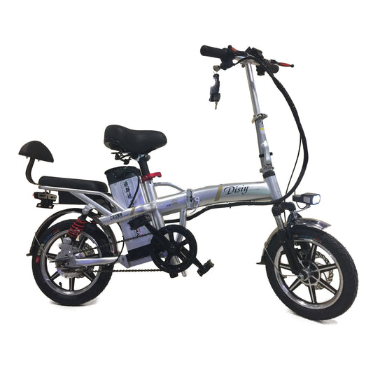 CRONY K2 14inch Fold Sport Bike 48V 10A Aluminum Suspension Electric Bicycle for Women, Folding electric bike-2 - Edragonmall.com