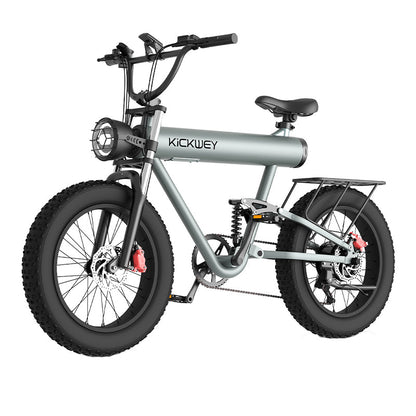 CRONY K20 Plus Electric Bicycle Mountain Electric Bike 1000W 10AH Electric Style Bike Outdoor Entertainment Snow 20 Inch Fat Tire Bike 48V Dirt Bike Electric - Edragonmall.com