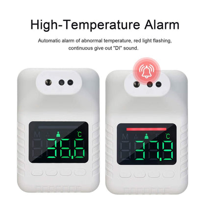 CRONY K3X Automatic sensing wall thermometer Non-contact Infrared Thermometer Automatic Digital Temperature Measurement Fever LCD - Edragonmall.com