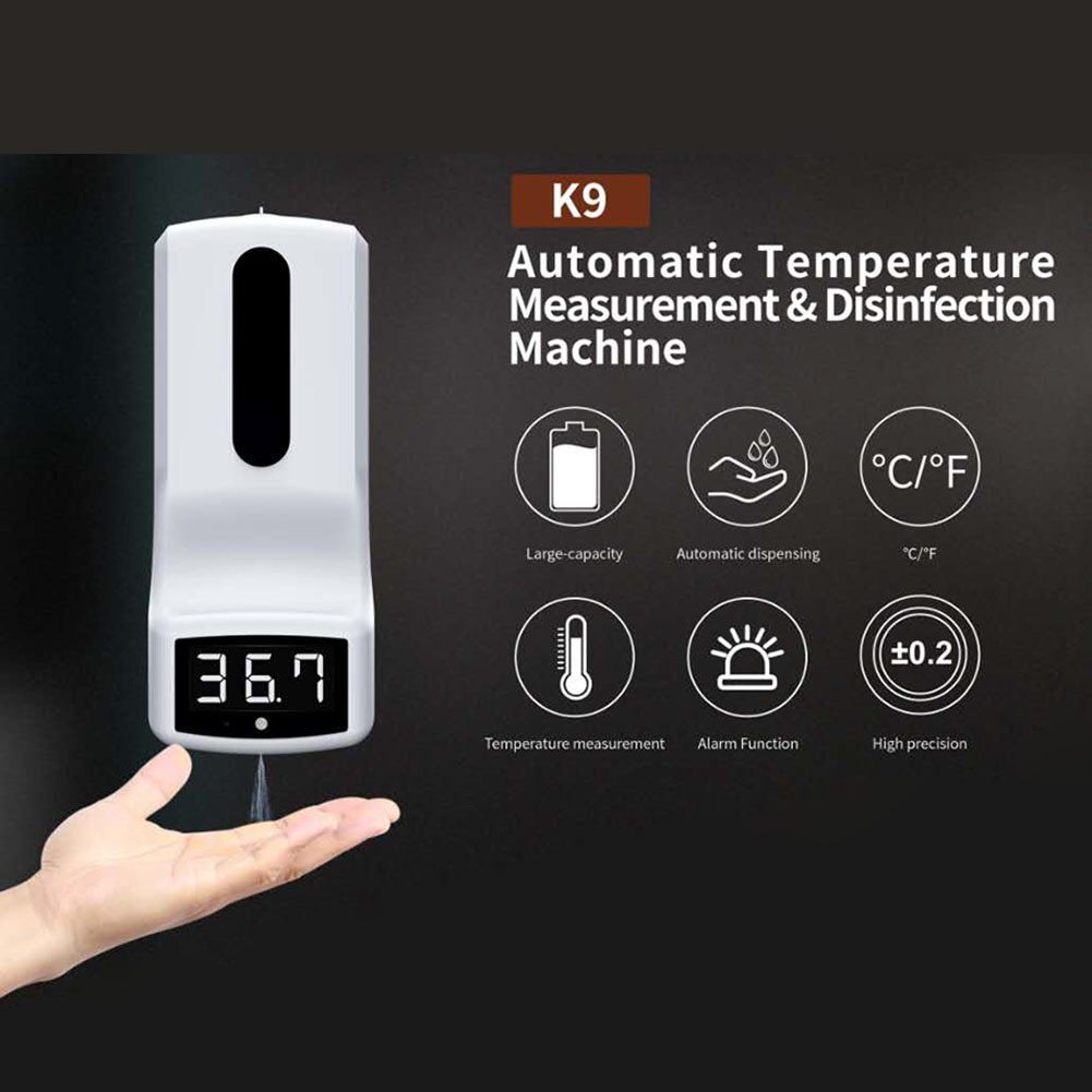 CRONY K9 Display Automatic Hand Small Sanitizer Dispenser with Temperature Sensor Recongnition - Edragonmall.com
