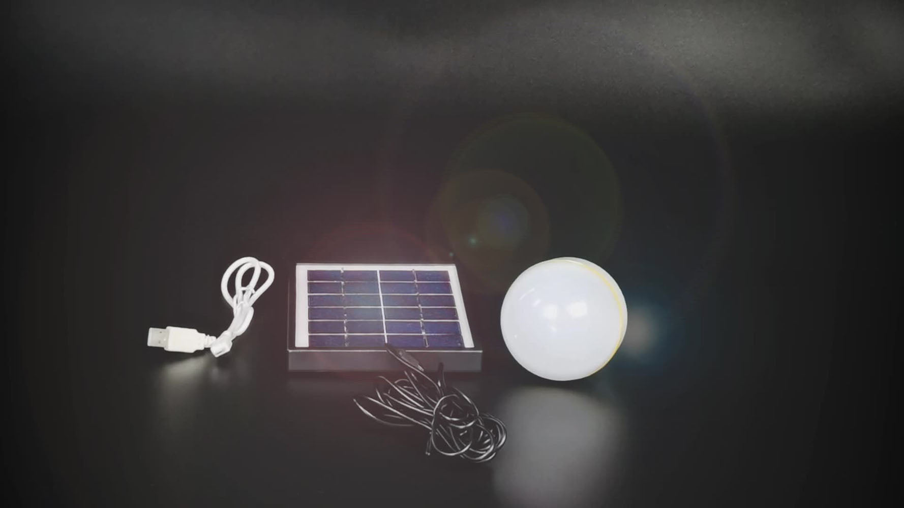 CRONY KB7003A Solar Light Outdoor Rechargeable Emergency Remote Control Camping Solar Panel Charger System - Edragonmall.com