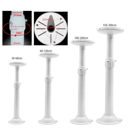 CRONY L-type 32CM Hemisphere Stand I-type 20CM Hemisphere Stand I-type 30-60CM Retractable hemisphere Stand Lengthened Hoisting Telescopic Holder CCTV Camera Stand - Edragonmall.com