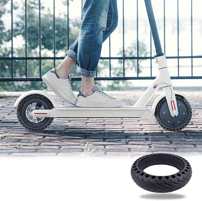 CRONY M365 honeycomb tires Scooter Tires 8.5In Tire Front Rear Tire Honeycomb glow-in-the-dark tires - Edragonmall.com
