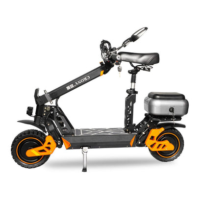 CRONY M4 Max dual drive 48V20A/2400W with APP E-scooter Two-wheeled compact electric scooter with seat adult scooter - Edragonmall.com