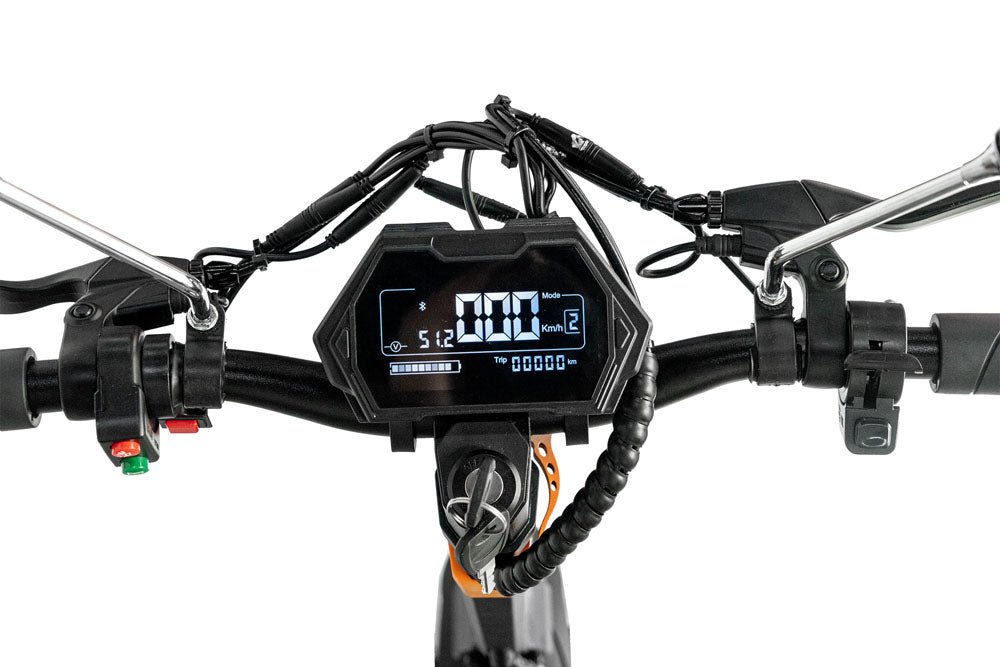 CRONY M4 Max dual drive 48V20A/2400W with APP E-scooter Two-wheeled compact electric scooter with seat adult scooter - Edragonmall.com