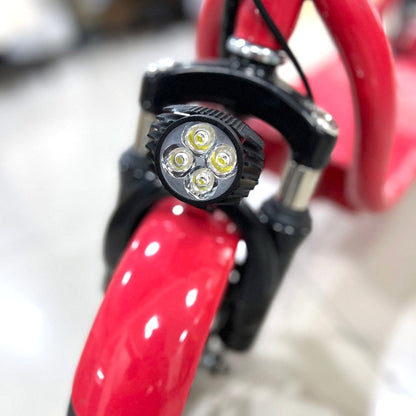 CRONY Mini Harley Dual Seat +Double Seat Two Wheels 36V 8A Lithium Battery Electric Electric motorcycle | Red - Edragonmall.com