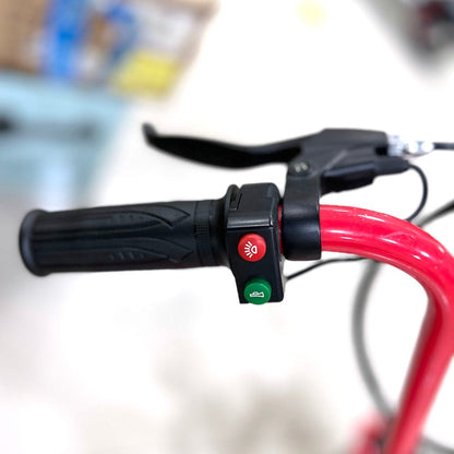 CRONY Mini Harley Dual Seat +Double Seat Two Wheels 36V 8A Lithium Battery Electric Electric motorcycle | Red - Edragonmall.com