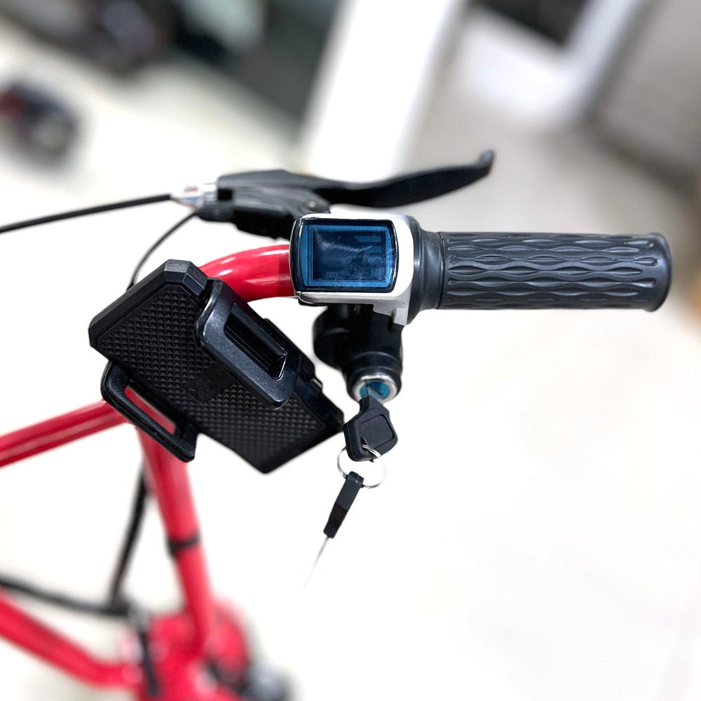 CRONY Mini Harley Dual Seat +Double Seat Two Wheels 36V 8A Lithium Battery Electric Electric motorcycle | Red - Edragonmall.com