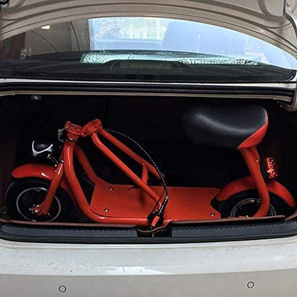 CRONY Mini Harley Dual Seat +Double Seat Two Wheels 36V 8A Lithium Battery Electric Electric motorcycle | Red - Edragonmall.com