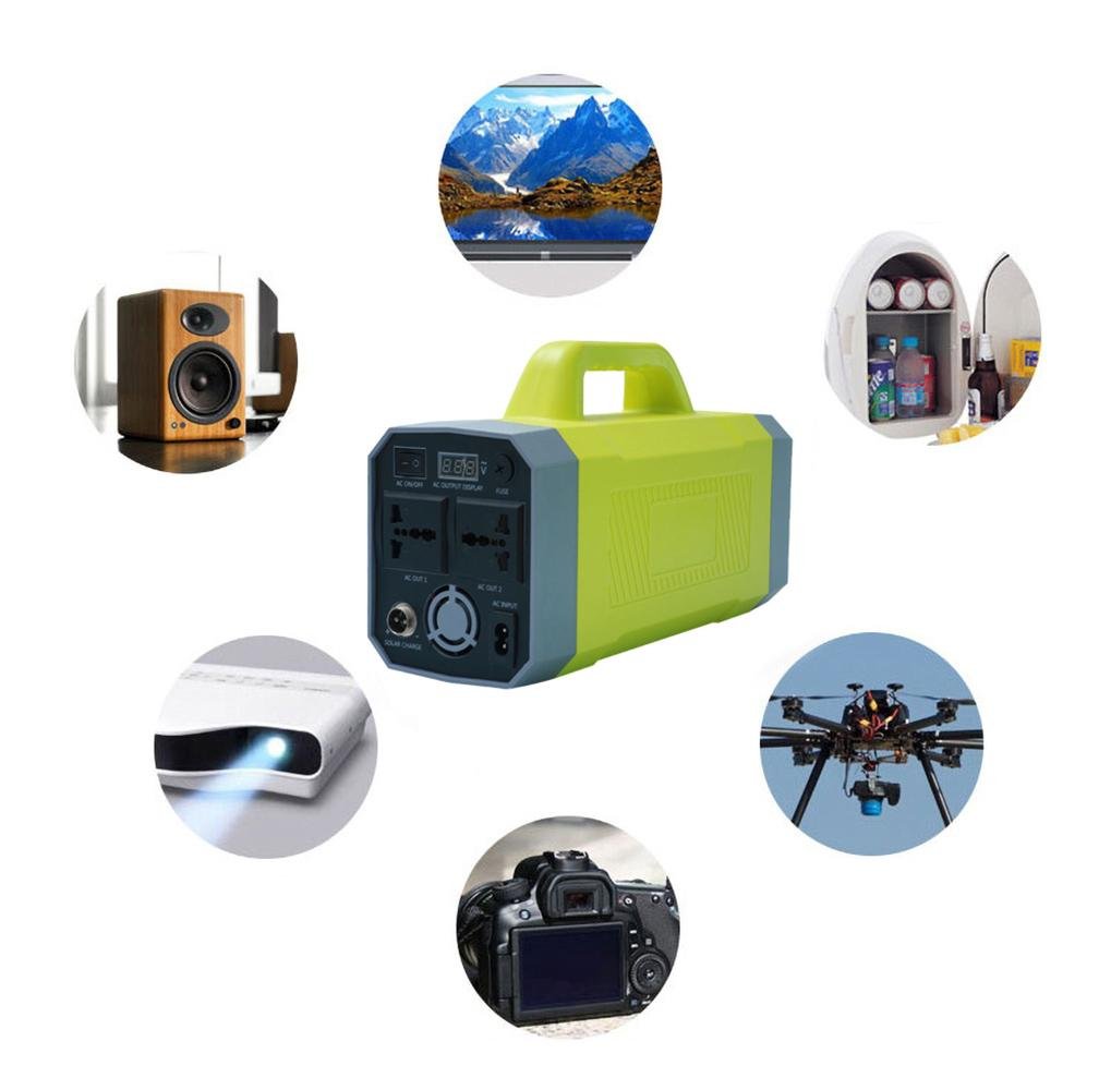 محطة طاقة محمولة كروني K300 بقدرة 100 واط مع بطارية تشغيل للطوارئ للتخييم