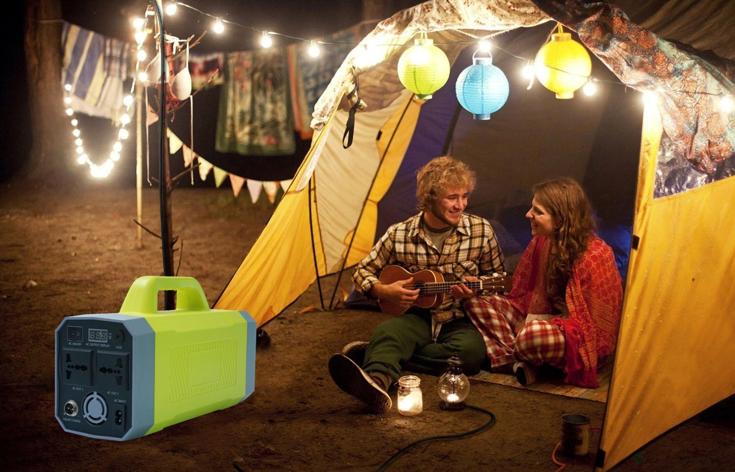 محطة طاقة محمولة كروني K300 بقدرة 100 واط مع بطارية تشغيل للطوارئ للتخييم