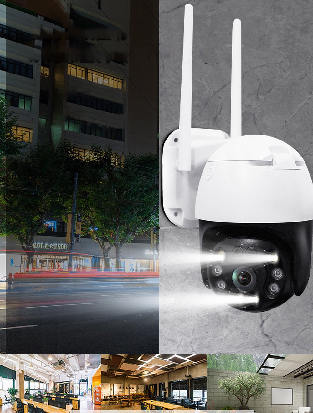 CRONY NIP-20HS ball machines Camera Outdoor Camera WiFi Security IP Camera 5MP Home Surveillance Camera - Edragonmall.com