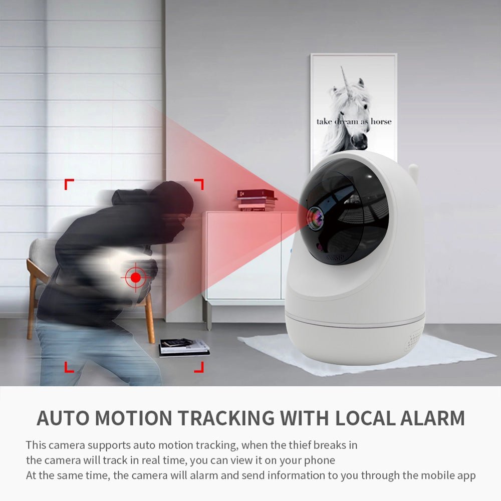 Crony Nip-23 HD Night Vision Secure cloud storage Intelligent face recognition Remote view smart wifi camera for home - Edragonmall.com